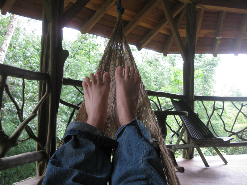 Tristan et son hamac - Amazonie, Equateur