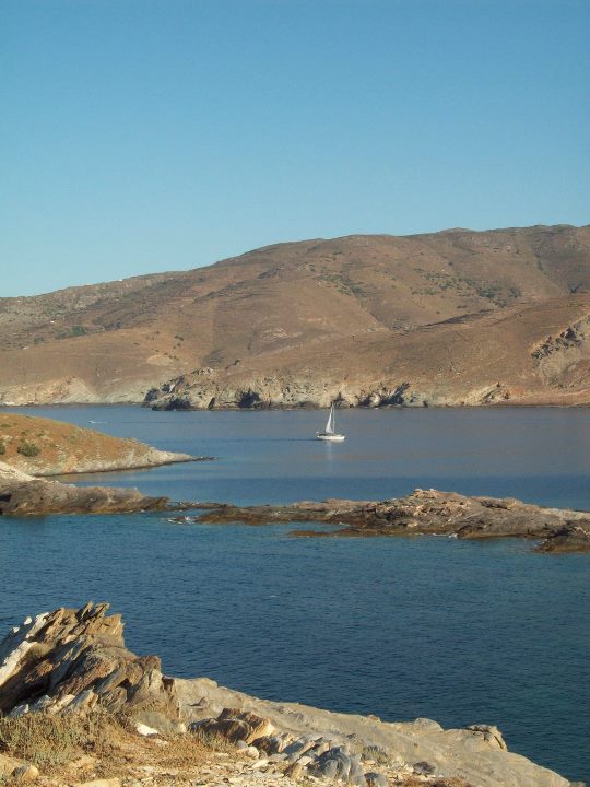 Bateau à Tinos en grèce - blog voyages