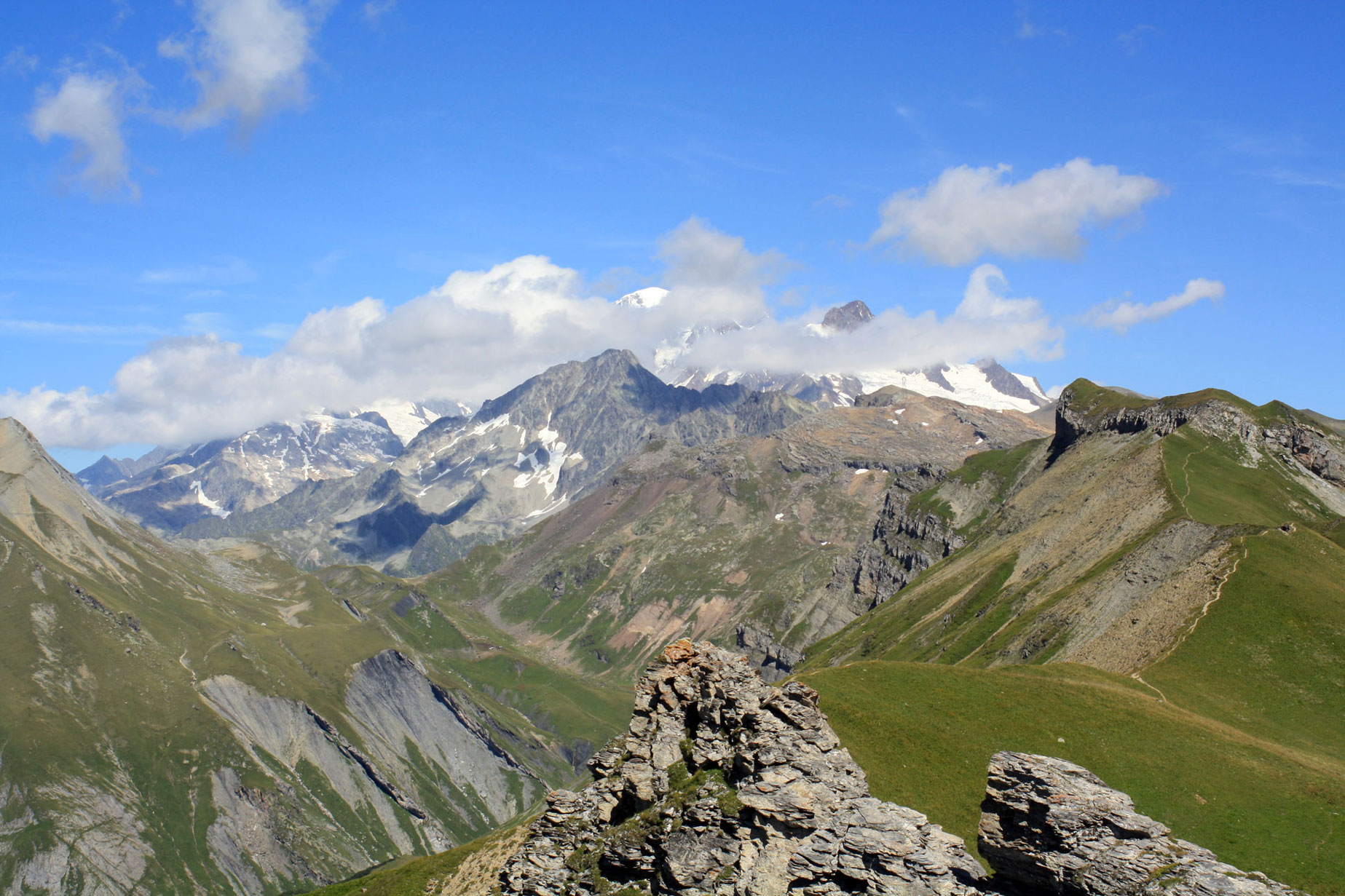 Vue sur le Mont Blanc