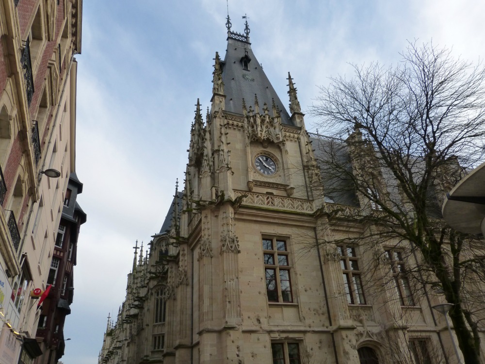Palais de Justice à Rouen Seine-Maritime Normandie Visit France Tourisme Voyage Vacances Holidays Travel City Gothic Architecture Gothique