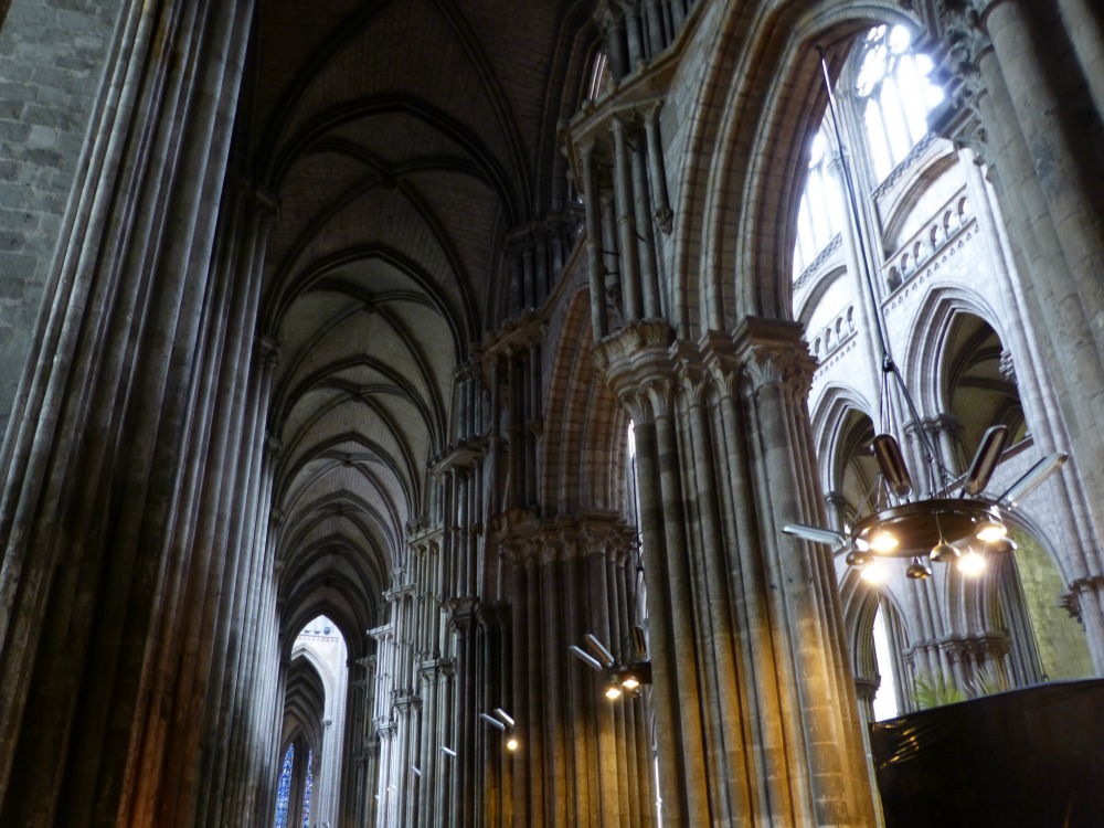 Voûtes de la Nef de la Cathédrale de Rouen Seine-Maritime Normandie Visit France Tourisme Voyage Vacances Holidays Travel Church Gothic Architecture Gothique