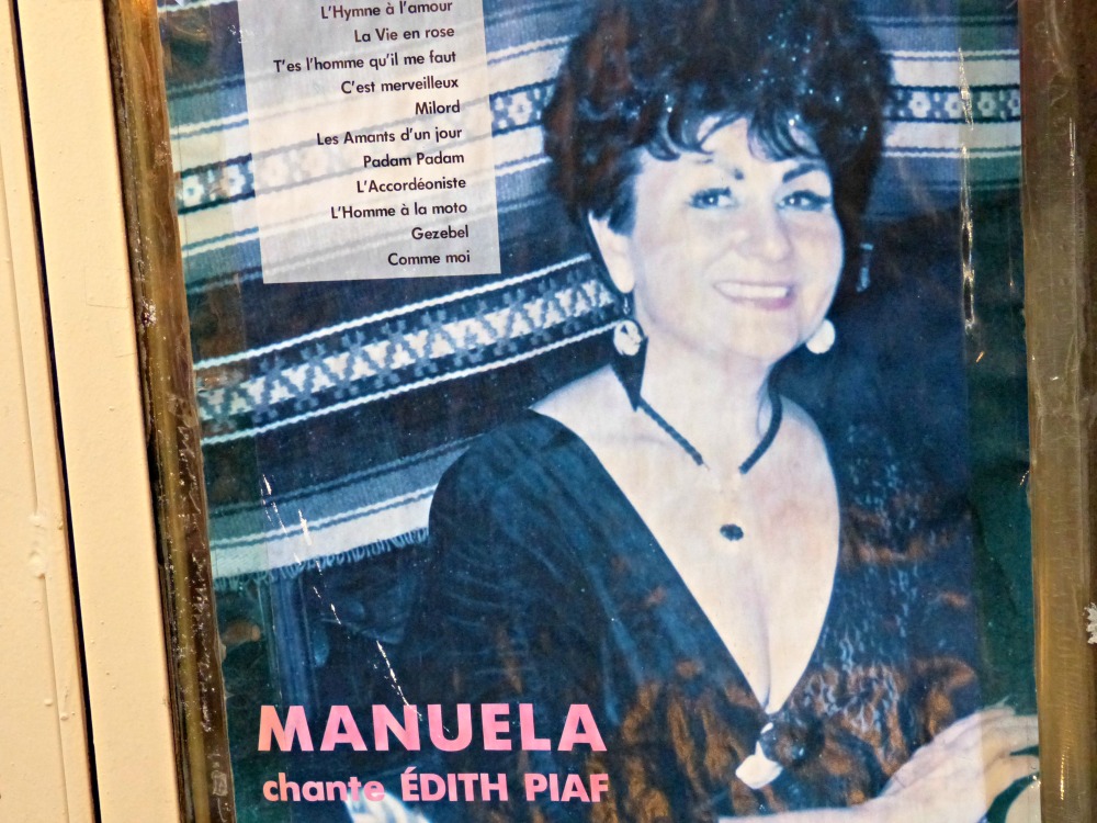 Disque Musique Vinyle Chanteuse Manuela "Superstar" Piaf