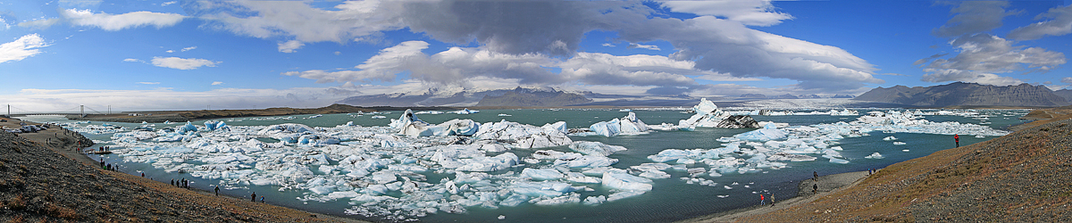 Icebergs à Jökulsárlón, Islande