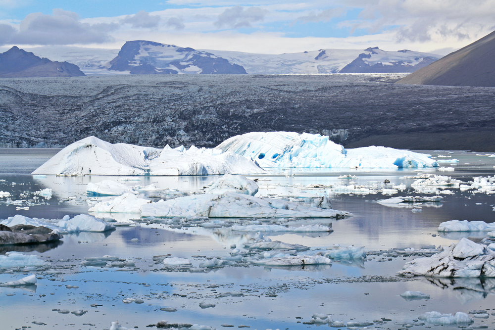 Iceberg sur le lac de Jokulsarlon, Islande