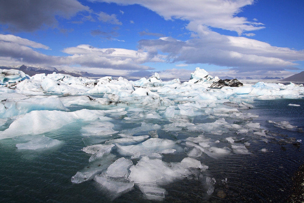 Icebergs à Jökulsárlón, Islande
