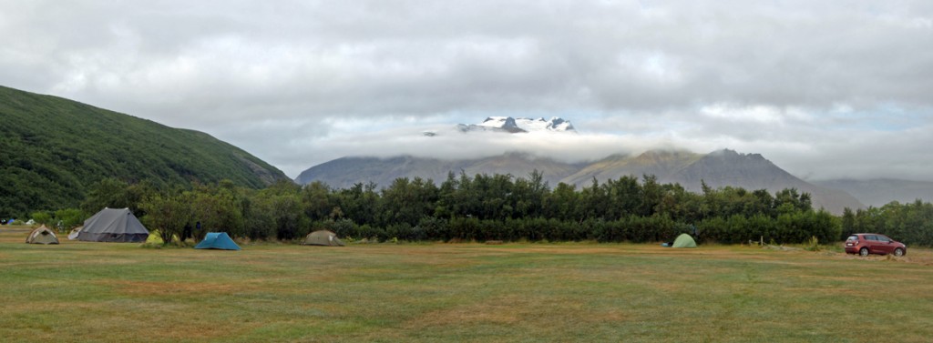 Camping de Skaftafell, Islande