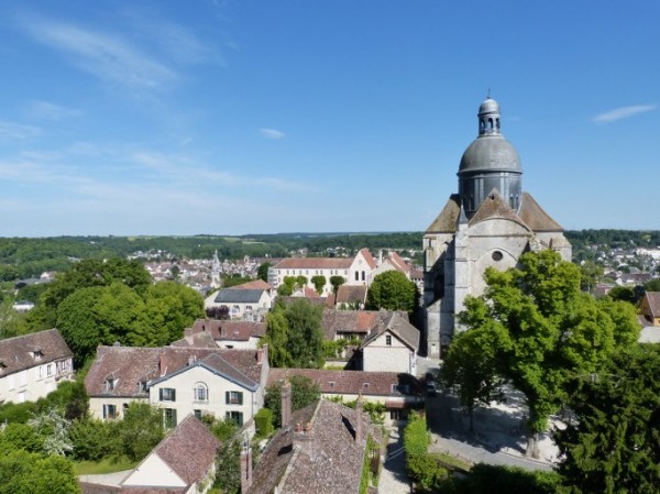 Paysage Cité Médiévale Collégiale Saint-Quiriace Provins Seine-et-Marine Ile-de-France Visit France Tourisme Voyage Vacances Holidays Travel French City Landscape Church Architecture Église