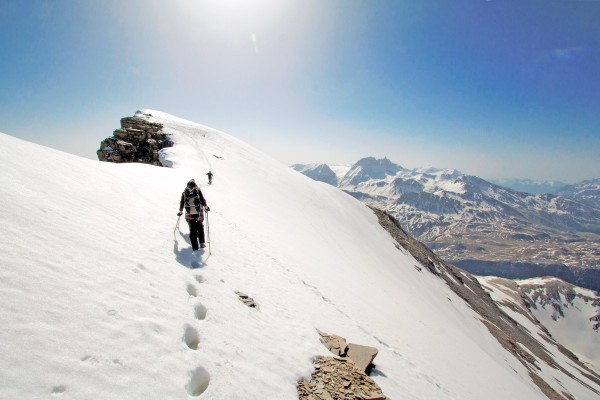 Ascension en alpinisme de la Pointe de la Réchasse (Parc National de la Vanoise)