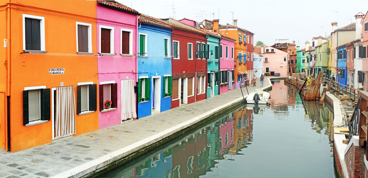 Façades colorées de Burano (lagune de Venise) - édouard photographie © Trace Ta Route
