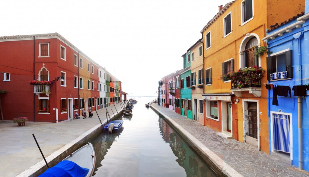 Fondamenta di Canavella - canal de Burano (lagune de Venise)
