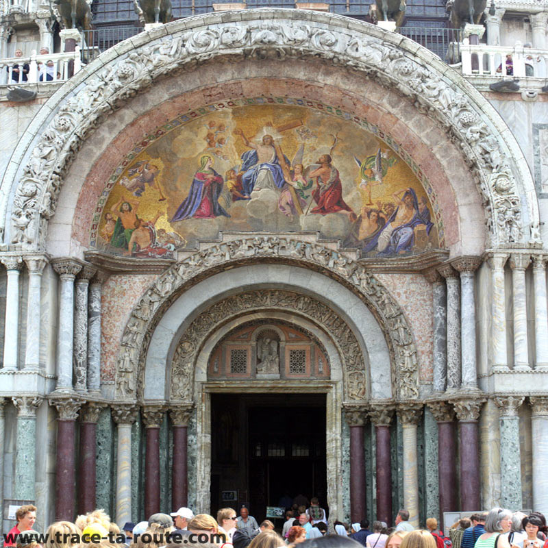 Mosaïque sur la Basilique Saint Marc de Venise