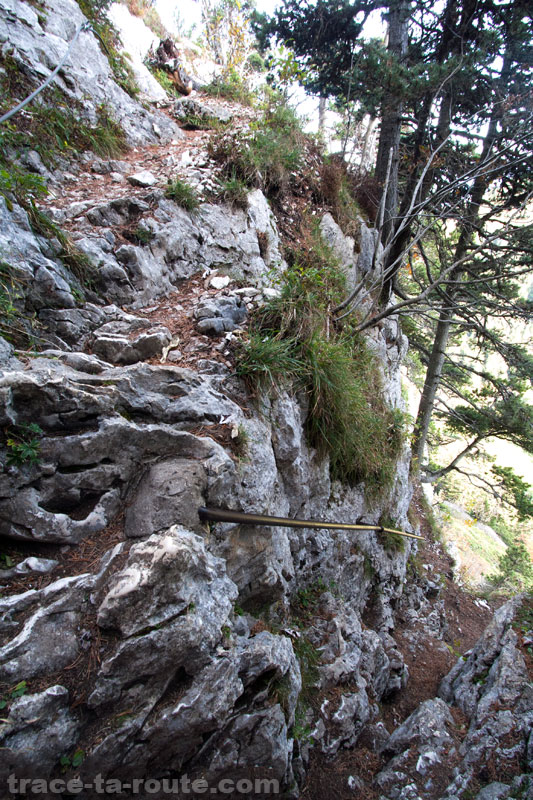 Le Pas des Barres au Mont Granier (Chartreuse)