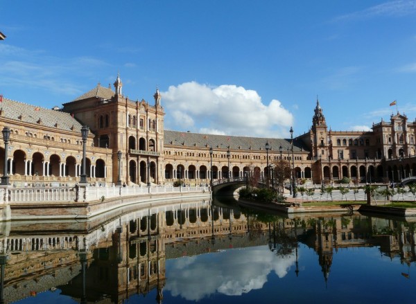 la place d espagne - Seville - andalousie