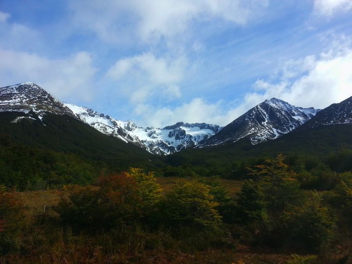 forêt et mont martial près d'Ushuaïa blog voyage