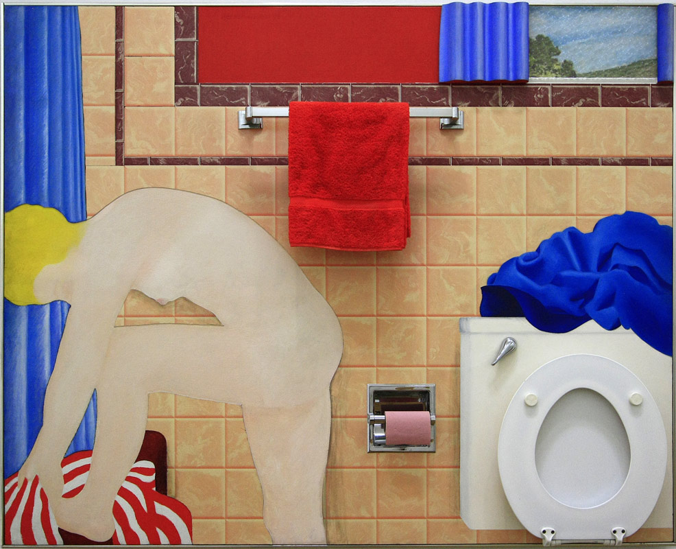 "Bathtub collage #1" (1963) Tom WESSELMANN, Musée d'Art Moderne de Francfort
