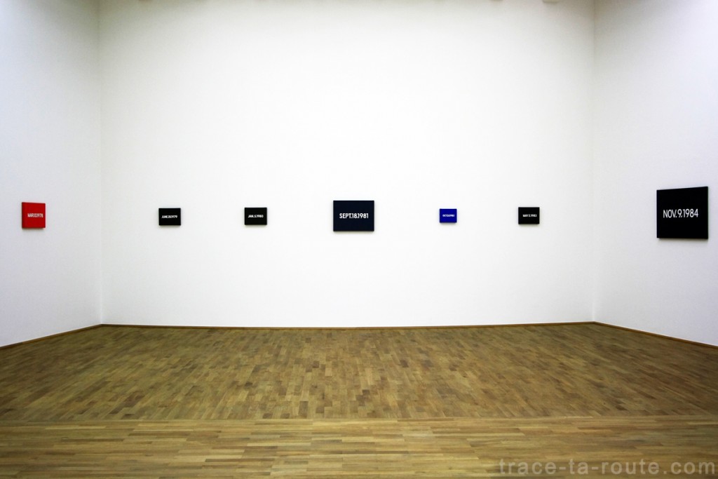 "Date Paintings" (1966-2000) On KAWARA, Musée d'Art Moderne de Francfort