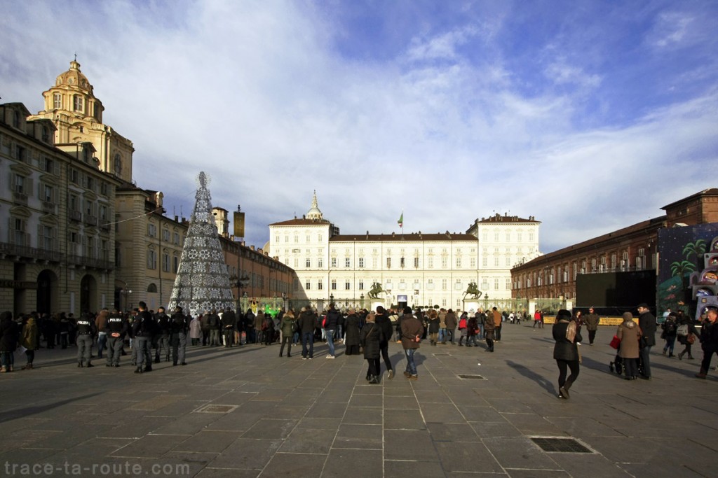 La Piazza Castello de TURIN et le Palazzo Reale (Palais Royal)