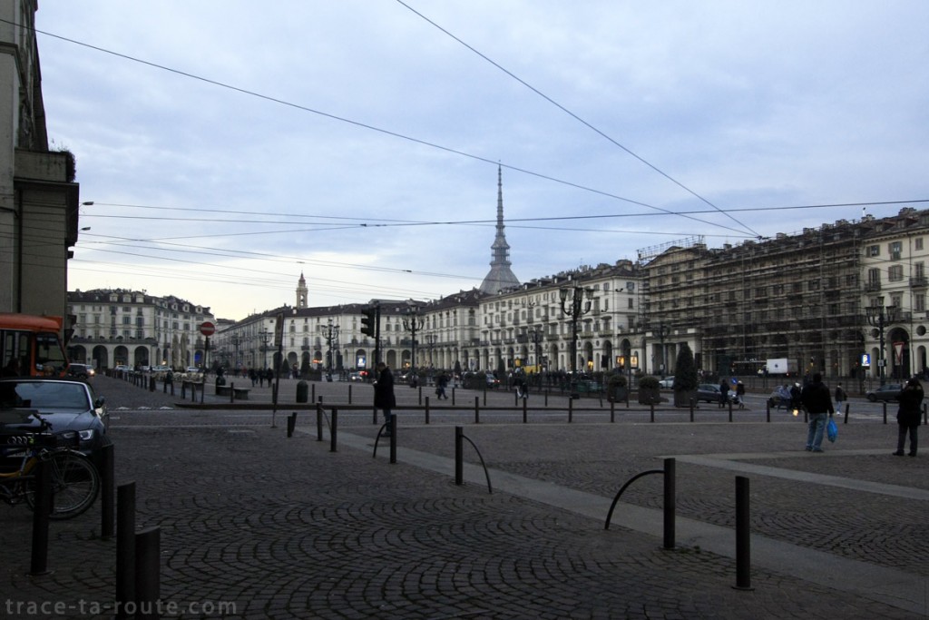 La Place Vittorio Veneto à TURIN