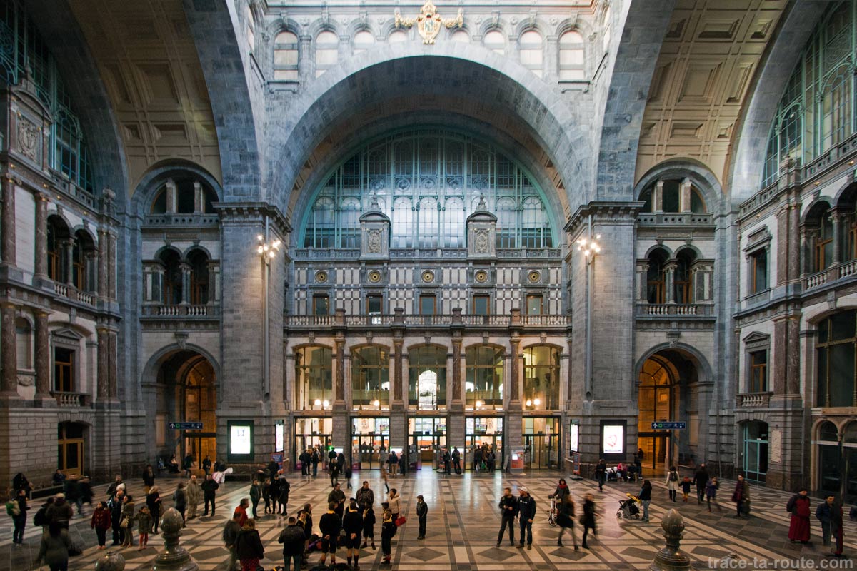 Hall de la Gare Centrale d'Anvers - édouard photographie © Trace Ta Route