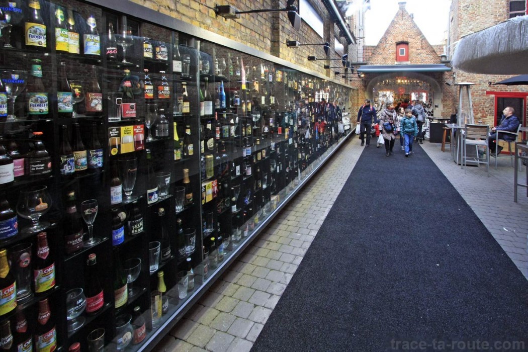 Choix de bières au bar 2be de Bruges