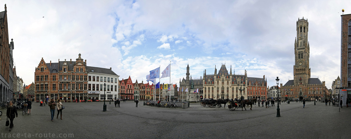 Grote Markt, la Grand Place de Bruges