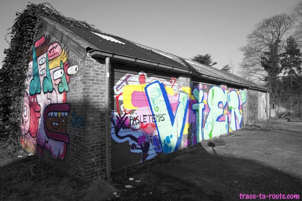 Urbex - Street Art sur des garages abandonnés à Doel Belgique © L'Oeil d'Édouard