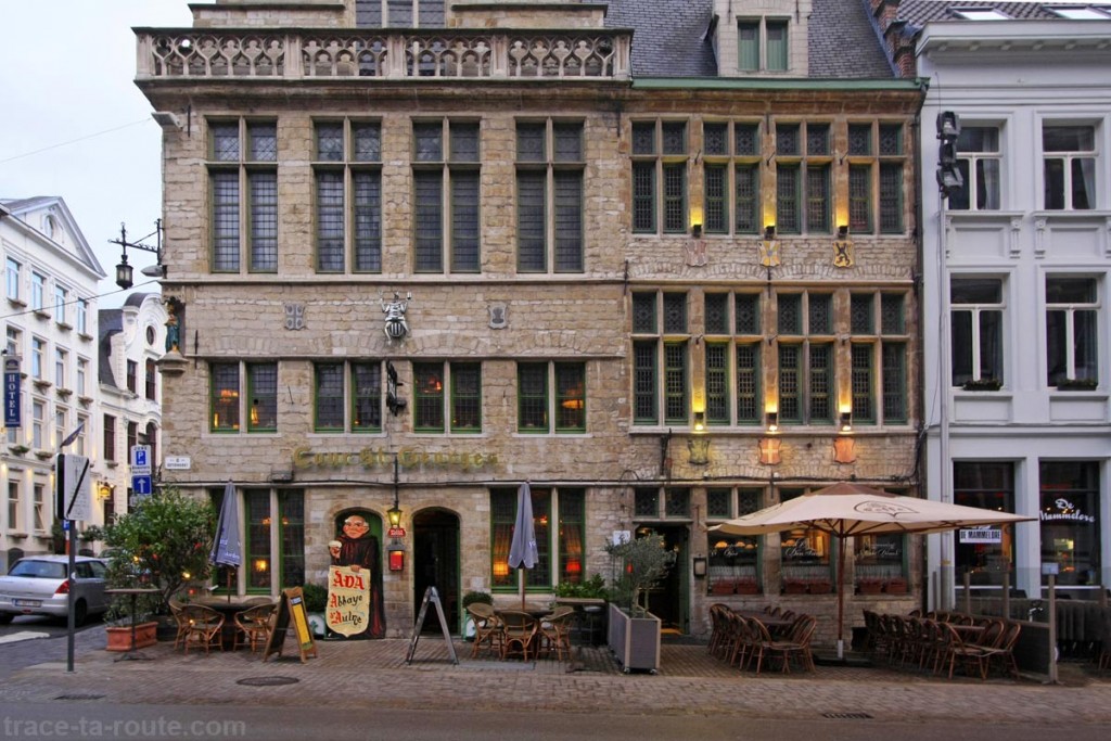 Brasserie "Le Cour Saint-Georges" à Gand, Belgique - Gent Belgium