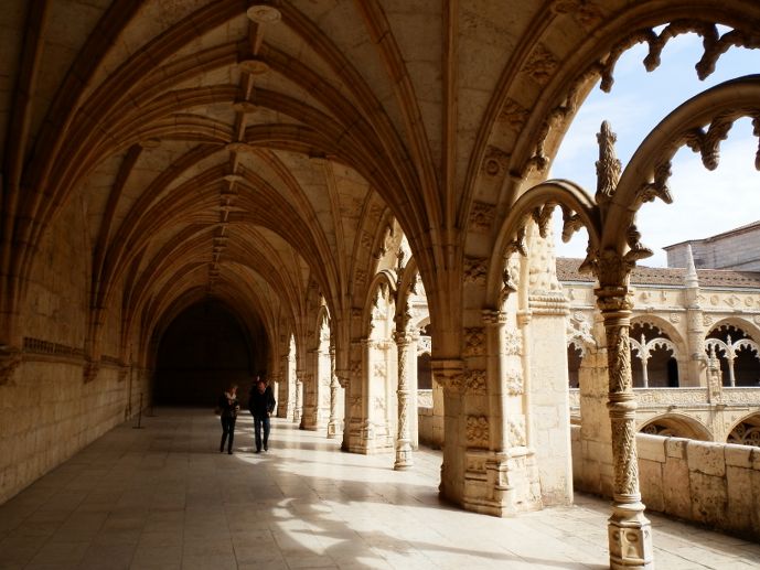Cloitre intérieur Monastère des Hieronymites Belem Lisbonne Portugal Lisbon Lisboa Mosteiro dos Jerónimos