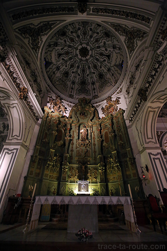 Eglise Iglesia de Santiago Apóstol, Málaga Andalousie Espagne Andalucia Espana Spain Church Architecture baroque inside