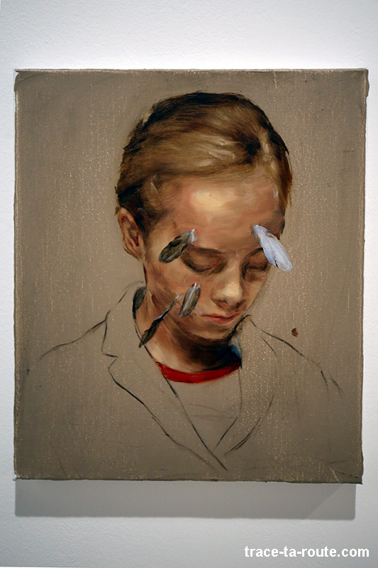 "Girl with feathers" (2010) Michaël BORREMANS - Exposition "fixture" au Centre d'Art Contemporain CAC Malaga