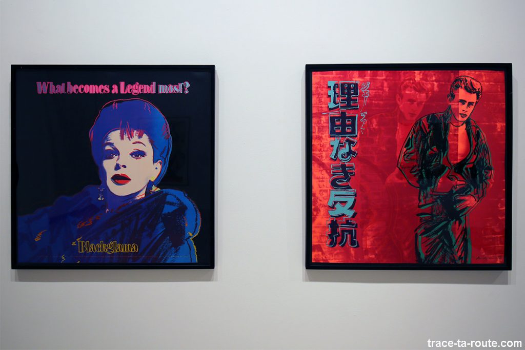 Blackglama (Judy Garland) (1985) - Rebel with a cause (James Dean) (1985) Andy WARHOL - Collection permanente du Centre d'Art Contemporain CAC Malaga
