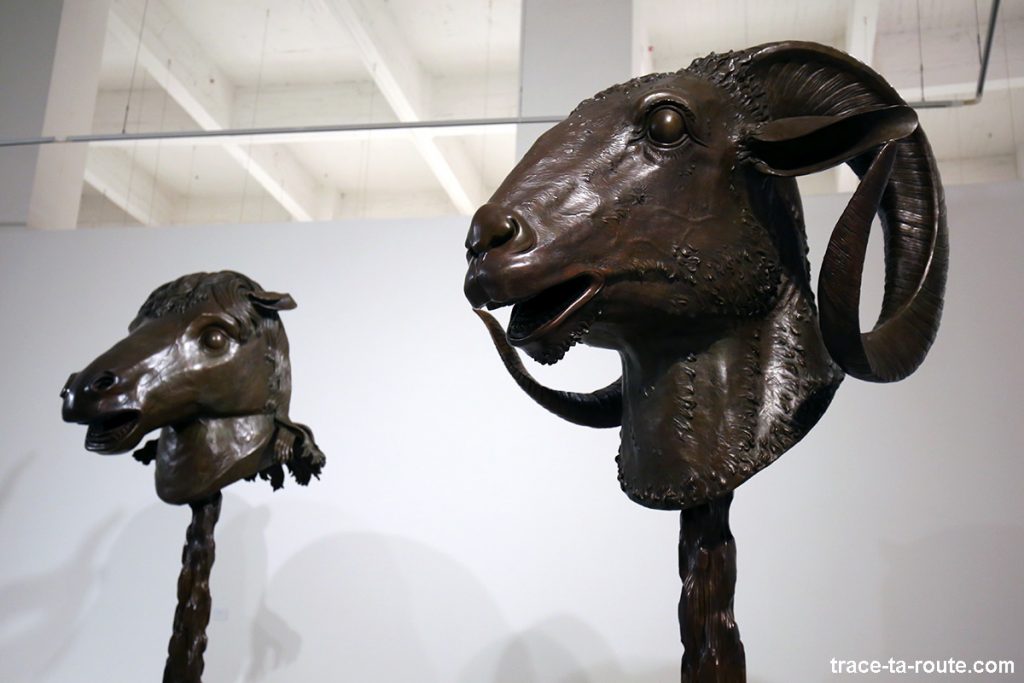 Bélier & Cheval - Circle of Animals / Zodiac Heads (2010) Ai WEIWEI - Collection permanente du Centre d'Art Contemporain CAC Malaga