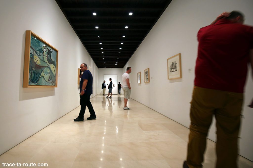 Salle d'exposition l'intérieur du Musée Picasso, Malaga