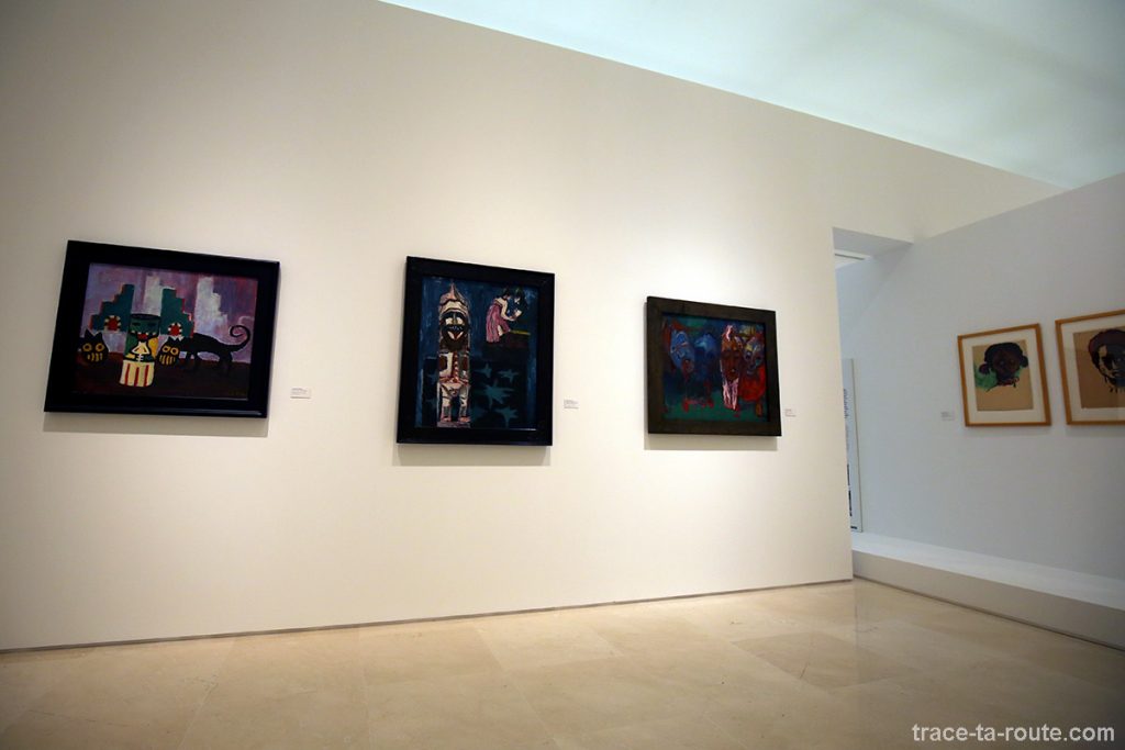 Salle d'exposition à l'intérieur du Musée Picasso, Malaga
