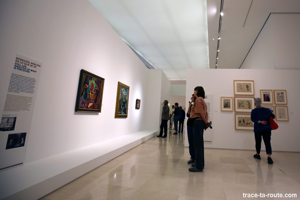 Salle d'exposition à l'intérieur du Musée Picasso, Malaga - peintres expressionnistes allemands