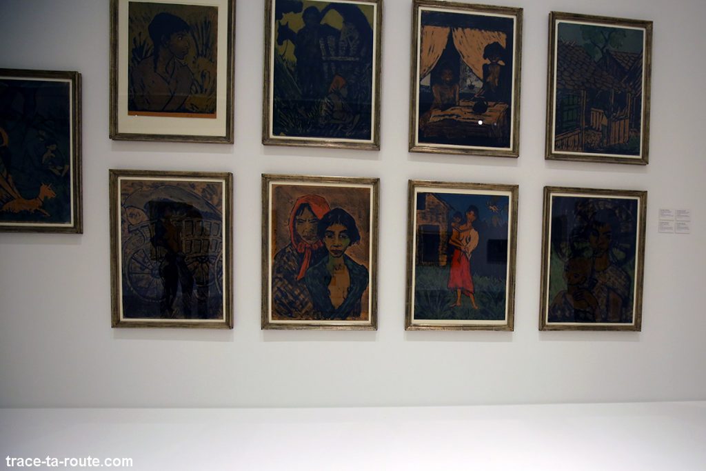 Salle d'exposition à l'intérieur du Musée Picasso, Malaga - peintres expressionnistes allemands