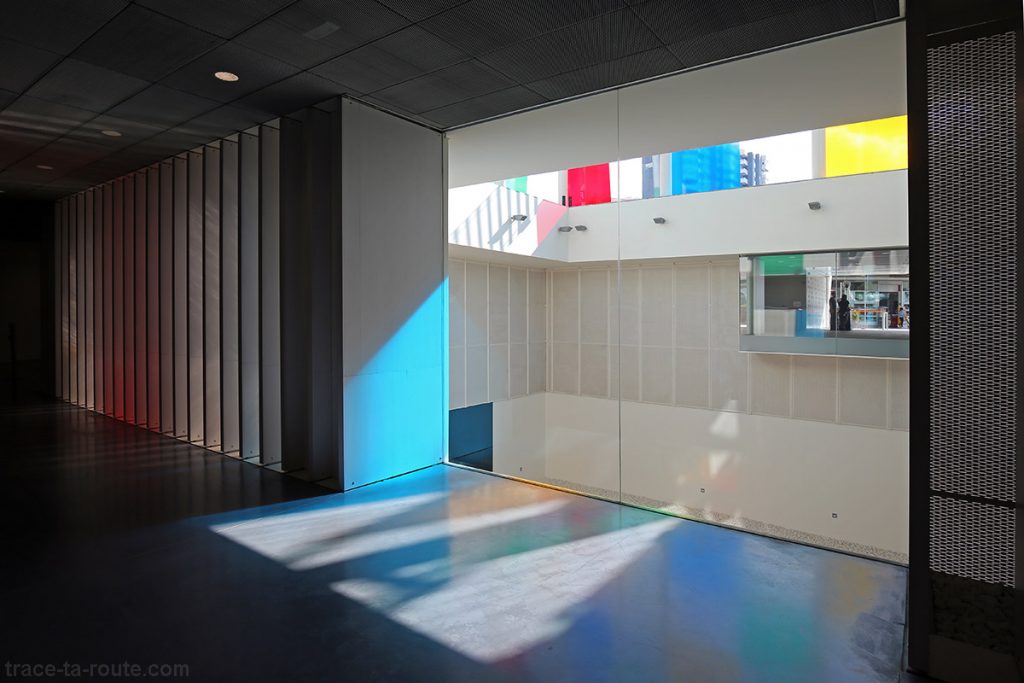 Intérieur du Centre Pompidou Malaga, MuelleUno