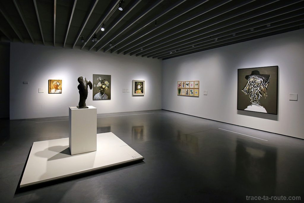Salle "Métamorphoses" - collection permanente Centre Pompidou Malaga