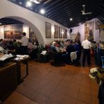 Salle du bar à tapas restaurant bodega El Pimpi, Malaga