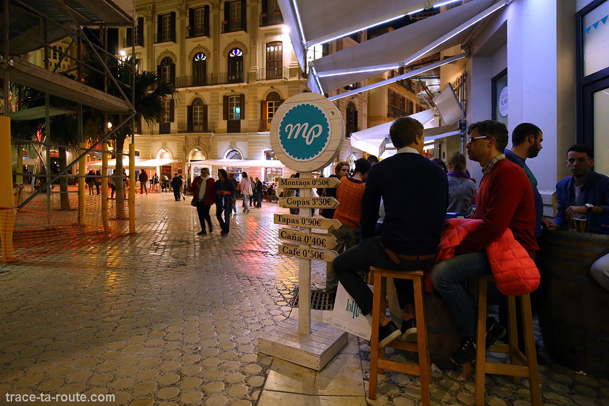 Terrasse bar à tapas Mercado Provenzal - Calle Duque de la Victoria / Plaza del Siglo, Malaga