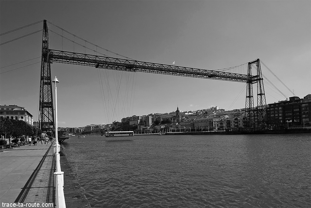 Pont de Biscaye (Puente Vizcaya / Puente Colgante Bizkaia) au-dessus du Nervion - Las Arenas / Portugalete - Getxo, Bilbao, Pays Basque