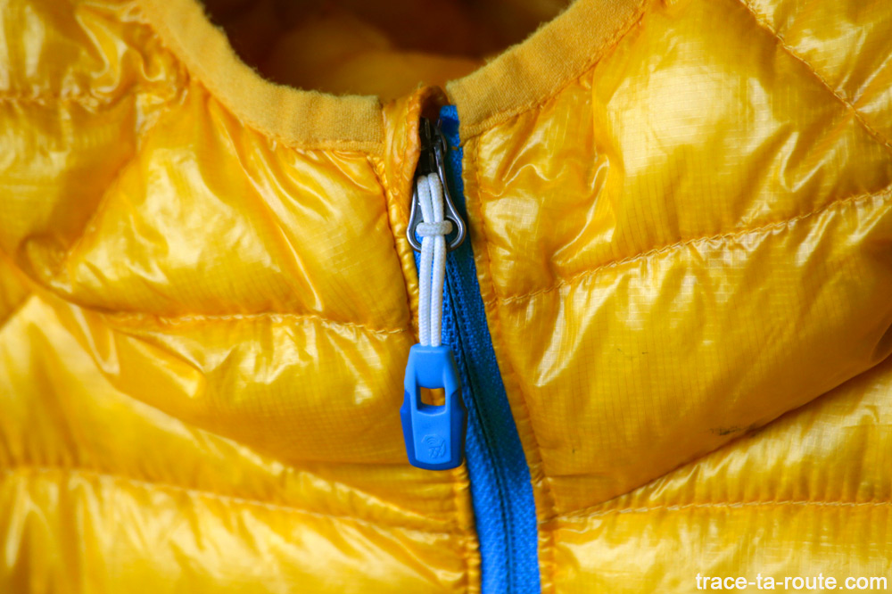 Test doudoune Mountain Hardwear GHOST WHISPERER Down Hooded Jacket - zip frontal