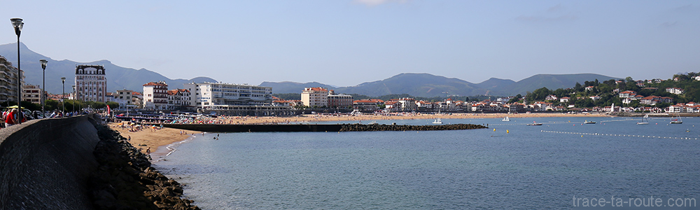 Bord de plage de Saint-Jean-de-Luz, Pays Basque