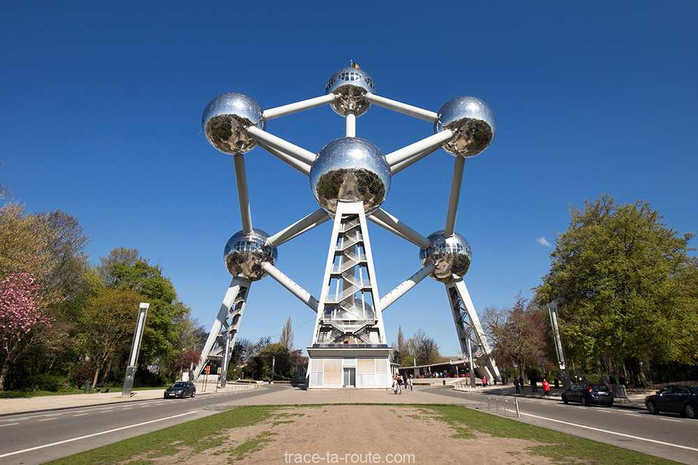 L'Atomium de Bruxelles sur le Boulevard du Centenaire