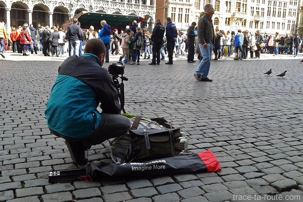 Photographie de la Grand-Place de Bruxelles pour un time-lapse