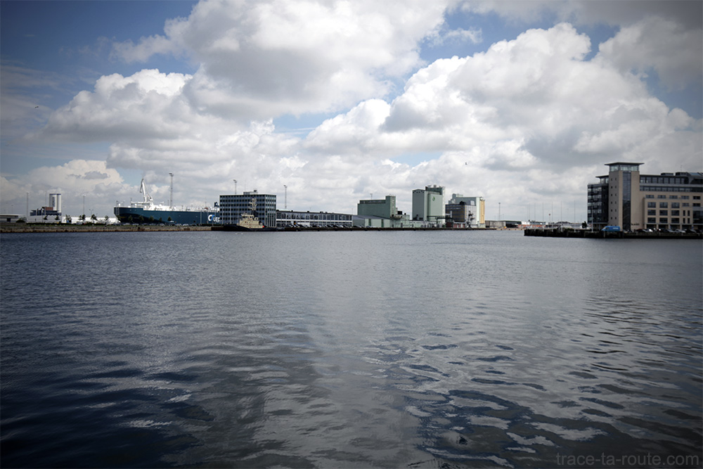 Port de Malmö en Suède