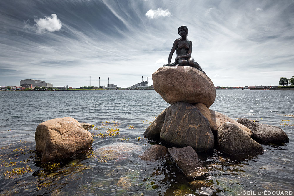 Statue de la Petite Sirène à Copenhague, Danemark © L'Oeil d'Édouard