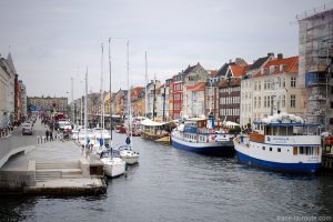 Bateaux sur le canal de Nyhavn - Copenhague, Danemark
