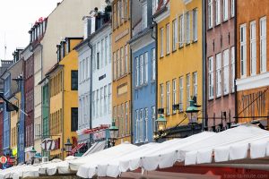 Façades colorées de Nyhavn, Copenhague (Danemark)