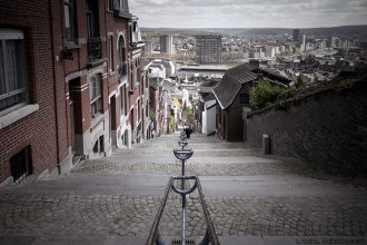 Escaliers Montagne de Bueren, Liège © L'Oeil d'Édouard